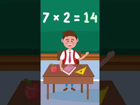 #shorts | Learn Multiplication Table of 7 | Math's Table of 7  | Times Table 7