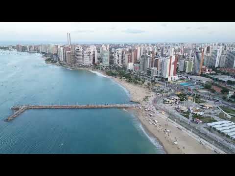 Fortaleza Brasilien Sundowner DJI Mini 3 Pro Drohnen Flug Sonnenuntergang