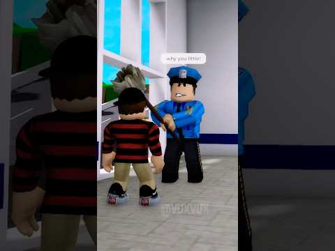 When The Police Want To Arrest You But You Are SMART🤣 #roblox #shorts