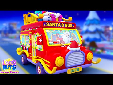 Xmas Wheels on the Bus, Merry Christmas Songs for Kids