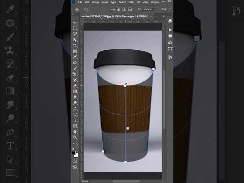 Realistic Coffee Paper Cup Mockup in Photoshop #photoshop #tutorials #shorts