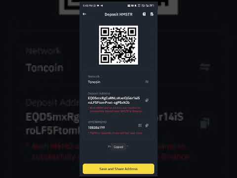 How to Withdraw Hamster in Binance, Okx or Bybit*