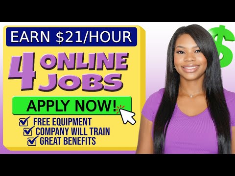 4 Hiring Immediately Work From Home Jobs - Up to $21 Per Hour (Free Equipment!)