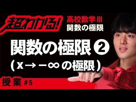 関数の極限❷x→－∞の極限【高校数学】関数の極限＃５