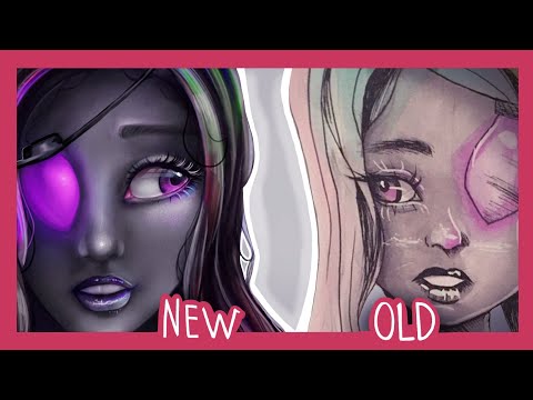 Redrawing My Old Art  - [New Years 2021 speedpaint]