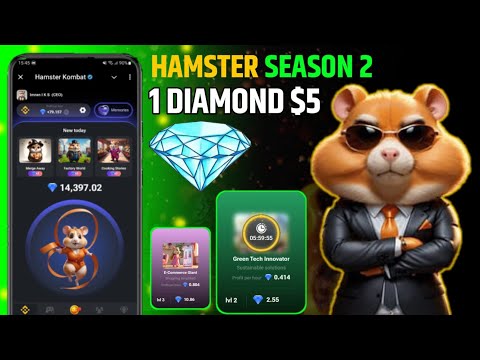 HAMSTER KOMBAT SEASON 2 PER DIAMOND 💎 PRICE | HAMSTER KOMBAT S2 IMPORTANT UPDATE TODAY