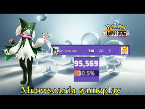 My best Meowscarda gameplay in Pokemon unite| Mh games