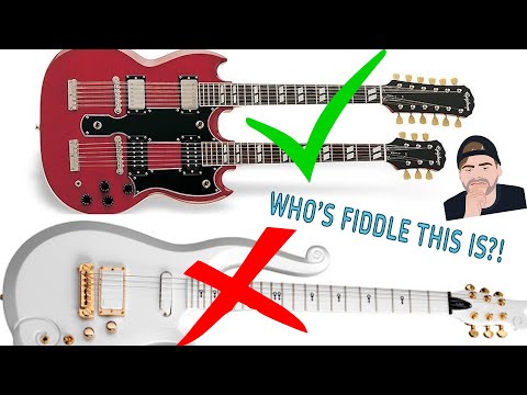 "match the famous guitar to the player" challenge