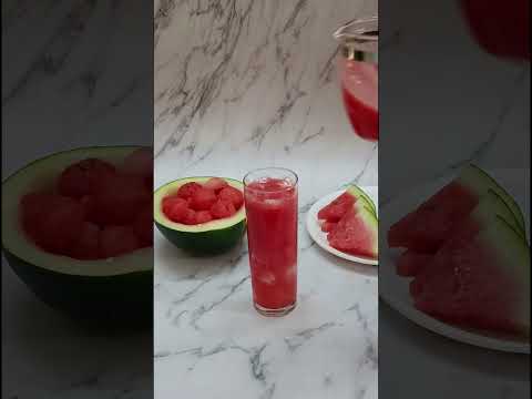 Refreshing Watermelon Juice #youtubeshorts #watermelonjuice #watermelon #refreshing