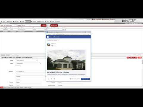 Share Your Listings on Facebook from SaleCore