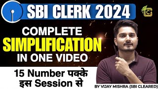 SBI Clerk Quant 2024 | Complete Simplification Questions in One Video | SBI PO 2024 Vijay Mishra