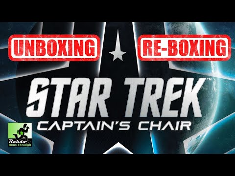 Rahdo Unboxes & Reboxes ►►► Star Trek Captain's Chair