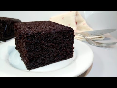 Rich & Moist Simple Chocolate Cake | NO Eggs | NO Butter | No Ganache Needed!