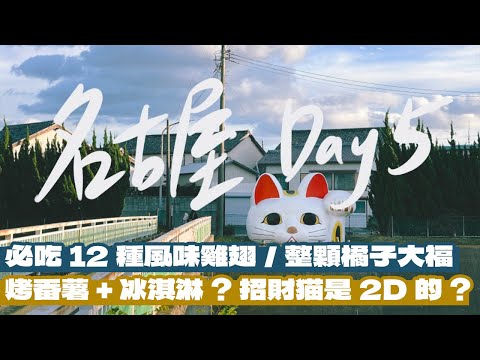 【日本名古屋自由行Day5】大須觀音必吃的12種口味雞翅！一整顆橘子做的大福會不會太扯？常滑招財貓厲害的烤地瓜冰淇淋？名古屋最大間的扭蛋店？名古屋機場最便宜的行李寄放！｜雙人徐✌️