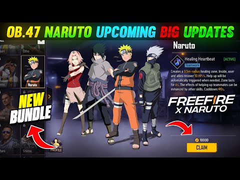 Ob47 Update Free Fire l Free Fire X Naruto l Free Fire New Event l Ff New Event