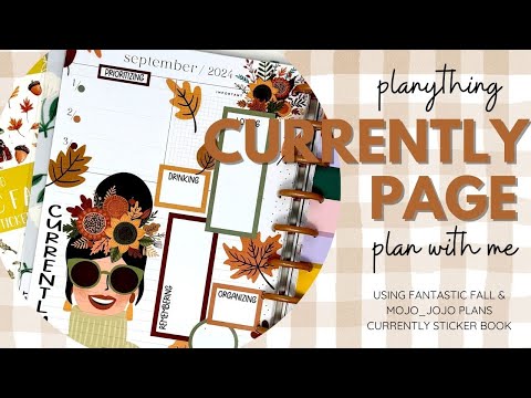 SEPTEMBER CURRENTLY PAGE | CLASSIC HAPPY PLANNER | PLANYTHING & MOJO_JOJO PLANS CURRENTLY