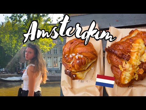 Exploring Amsterdam Solo Travel Vlog (Ann Frank Houe, Margo's Pastries, & Bike Ride)