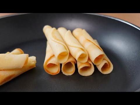 Sweet and crispy frying pan cookies