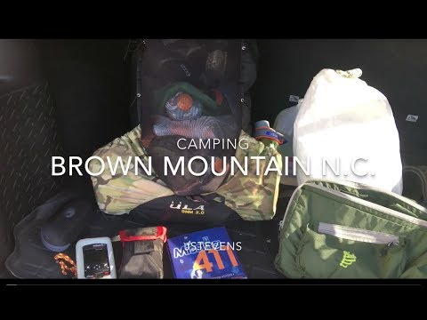 Brown Mountain Camping