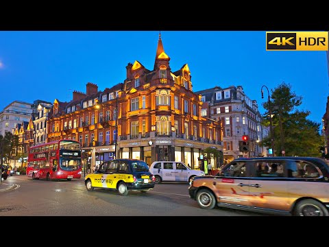 A Summer Evening Walk in London -Aug 2024 I A Relaxing Evening Journey [4K HDR]