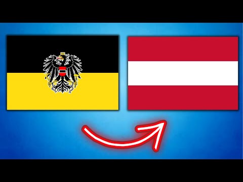 Why did the original Austrian flag disappear?