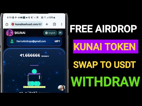 Free KUNAI airdrop mining site | No Deposit needed! Free Airdrop site