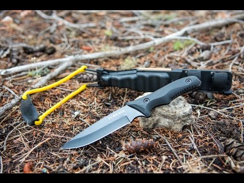 NEW! Schrade SCHF39 Guide Master Slingshot Fixed Blade Knife – Best Fixed Blade Knife