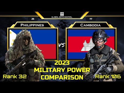 Philippines vs Cambodia military power comparison 2023 I Cambodia vs Philippines military power 2023