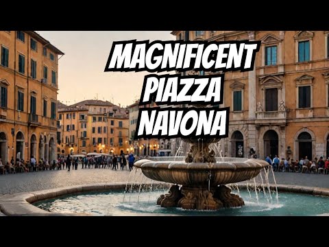 Exploring the Magnificent Piazza Navona: Baroque Architecture, Fountains, and Vibrant Atmosphere