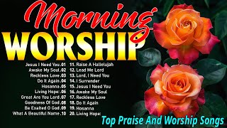 Peaceful Morning Worship Songs LYRICS Collection 🙏Mighty Non Stop Praise And Worship Songs