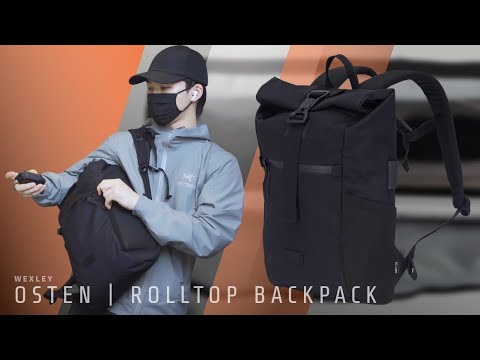 WEXLEY OSTEN | ROLLTOP BACKPACK / Simple Quick-Access Roll-Top Backpack - BPG_205