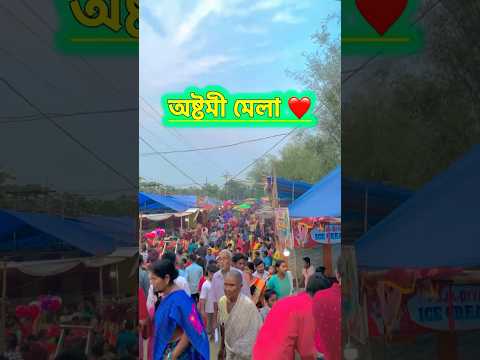 অষ্টমী স্নান করতে গেলাম ❤️ || Didi ar sathe melay gelam || mini vlog bengali #shorts #minivlog