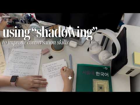 Secret to Mastering Korean Speaking: Try Shadowing 💬