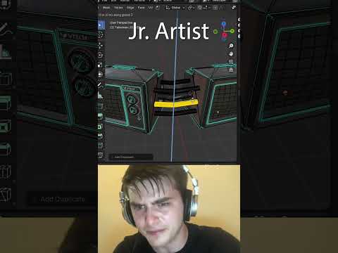 Jr vs Sr Artist:  Making Cables #blendertutorial #blender #blendercommunity #blender3d #b3d