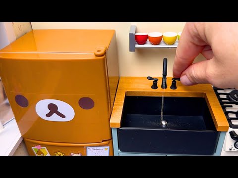 Miniature kitchen set installation ✨ASMR ✨Re-ment collection✨