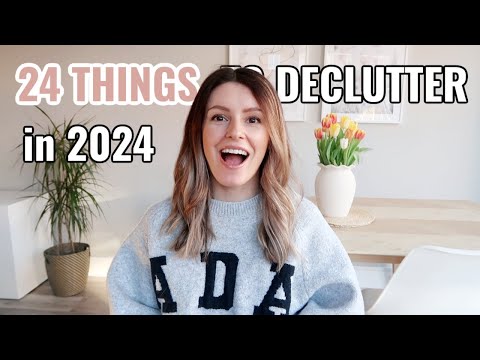 ✨ 24 Things to Declutter in 2024 ✨ Messy to Minimalist Mum UK