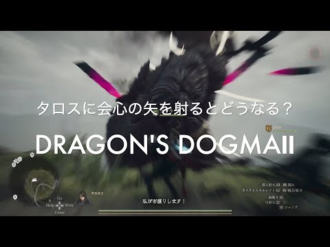 タロスに会心の矢を射るとどうなる？【DRAGON'S DOGMA2 PS5】