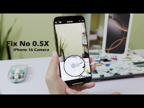 Fix no 0.5x options in iPhone 16 & 16 Pro Max Camera Video Mode