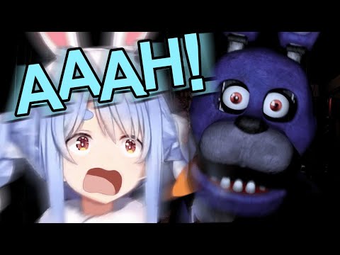 Pekora Realizes How Scary Five Nights At Freddy's Is