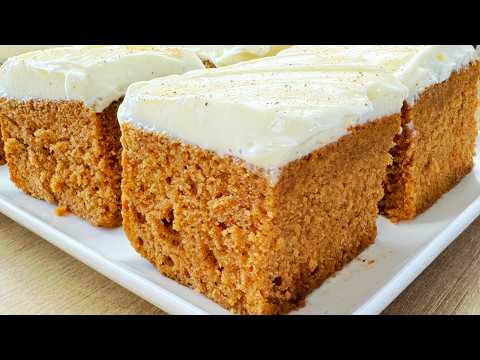 Easy Pumpkin Spice Cake - Quick and Delicious! With simple ingredients! Easy Cake recipe