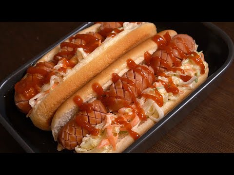 sausage salad bread / salad bread [Koreab Style]