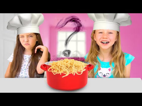 Nastya and friends are playing with kitchen toys | Video series for kids