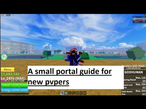 A small portal guide for new pvpers (blox fruits)