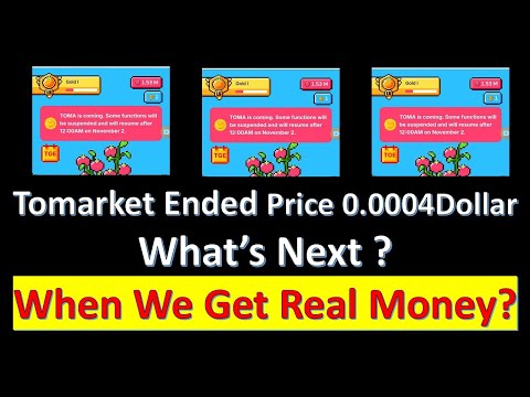 Tomarket Ends: What’s Next When We Get Real Money?