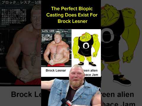 Would you want to see a Brock Lesner Biopic? #movie #wwe #wrestling #brocklesnar #spacejam #biopic