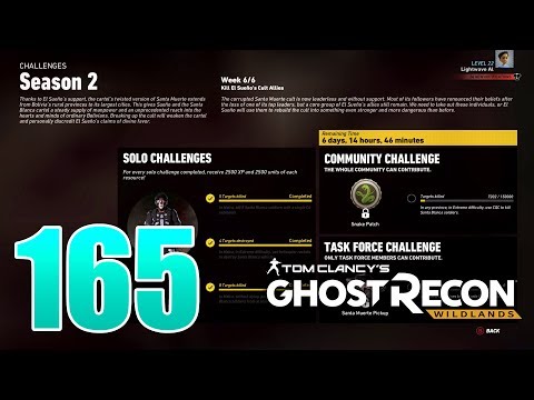 Ghost Recon Wildlands Ep 165 - S02W06 Solo Challenge 3 - Get 8 headshots from 250m