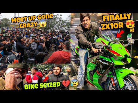 Finally Zx10 R Delivery ❤️| Meetup Gone Wrong😩|Police Seized Bike Again😰| Best Place To Visit ❤️…