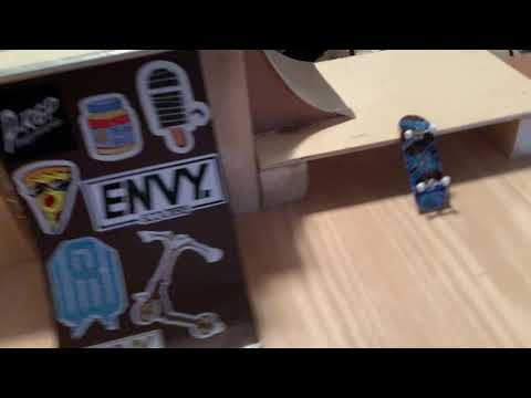 Finger Board Edit with DIY Skatepark I Made