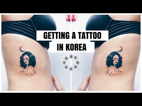 getting a tattoo in korea 😍 // study abroad vlog