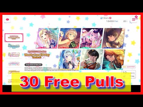 BangDream! [EN] (Bandori) –"MyGO!!!! Celebration ~ Weekly Free 10 Play" Gacha #1 ~ [September/2024]